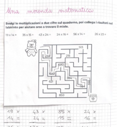 Quaderno di matematica classe terza gennaio con progettazione
