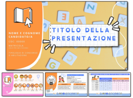 MODELLO CANVA di Lezione Simulata con INDICE LINKATO Scuola PRIMARIA(vuoto)