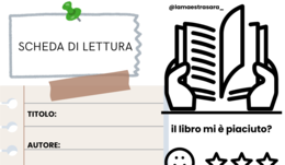 Scheda di lettura - scheda libro