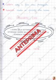 I giorni della settimana - percorso completo