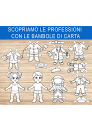 Scopriamo le professioni con le bambole di carta