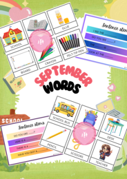 Flashcards - September words di Vita da Mammestra