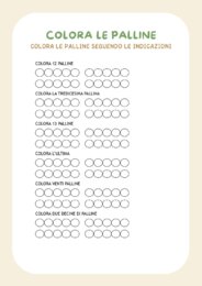 Colora i pallini