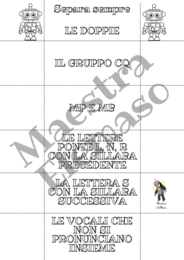 Paco e la divisione in sillabe - minibook