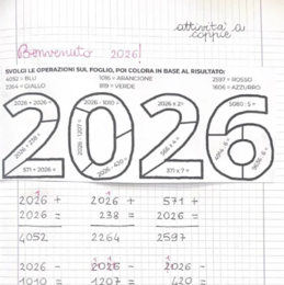 Quaderno di matematica classe terza gennaio con progettazione