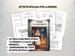 ✨ Attività speciale per la Befana ✨“La Befana e la calza smarrita”
