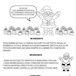 Babbo Natale - schede didattiche (maiuscolo)