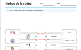 Verbos de la rutina diaria