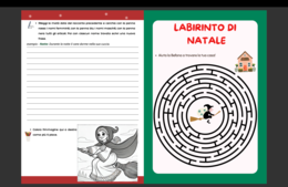 Compiti delle vacanze di Natale - italiano - dalla prima alla quinta elementare