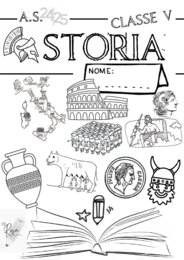 Copertina di storia Classe Quinta
