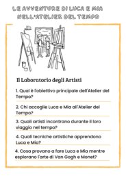 Domande di Comprensione e Risposte sul Libro "Il Meraviglioso Mondo dell'Arte" - Volume 3