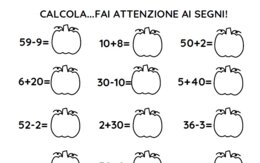 CALCOLA FACENDO ATTENZIONE AI SEGNI - Copy