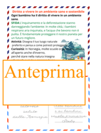 Cartoline dal mondo: Diritti dei Bambini tra speranze e sfide- classi III/V