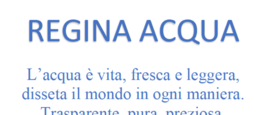 22 marzo - Giornata mondiale dell'acqua