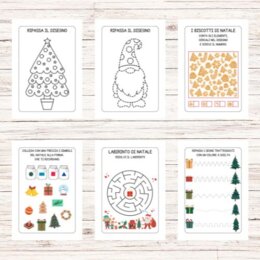 Schede didattiche Natale infanzia