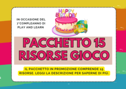PACCHETTO 15 RISORSE-GIOCO per IMPARARE