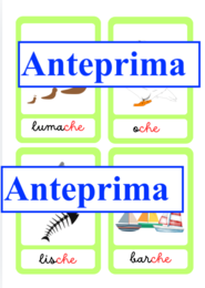 Nomenclature dei suoni difficili per leggere e per scrivere-chi/che