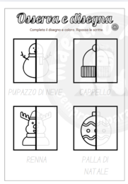 Quaderno degli esercizi di Natale - Classe prima/seconda