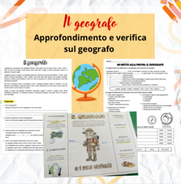 Il geografo - approfondimento, lapbook e attività di verifica