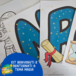 ACCOGLIENZA: KIT BENVENUTO E BENTORNATI A TEMA MAGIA