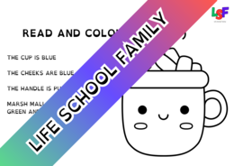 ENGLISH - read and colour WINTER
