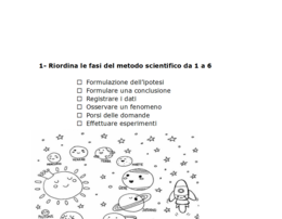 Verifica di scienze 3