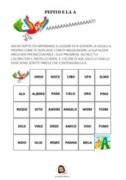 Pepito e le vocali