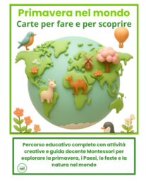 Primavera nel mondo: carte, attività didattiche, geografia e intercultura- bambini (5-8 anni)