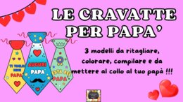 KIT 3 CRAVATTE PER IL PAPA'