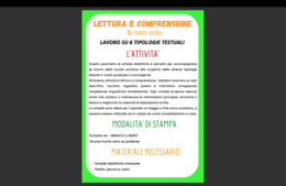 Tipologie testuali: lettura, comprensione e altro