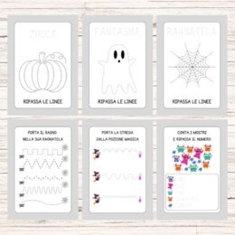Schede Halloween infanzia