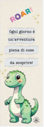 SEGNALIBRO TEMA DINOSAURI