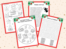 Compiti Natale italiano classe seconda