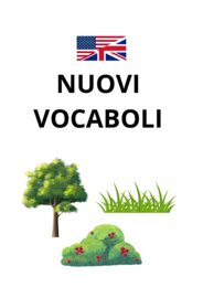 INGLESE : VOCABOLI DI QUESTA SETTIA SULLA NATURA , CLASSE III