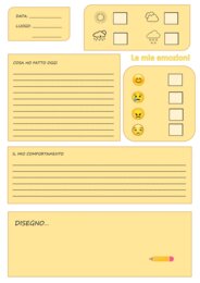 Diario di bordo - la mia giornata scolastica
