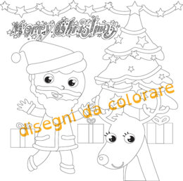 Natale da colorare e consigli utili per usare: matite, pastelli e pennarelli
