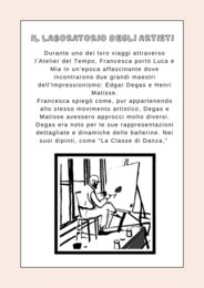 Il laboratorio degli artisti Degas-Matisse