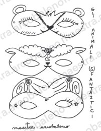maschere di carnevale (gli animali sfantastici)