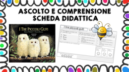 I tre piccoli gufi - scheda didattica comprensione