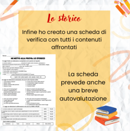 Lo storico - approfondimento, lapbook e verifica