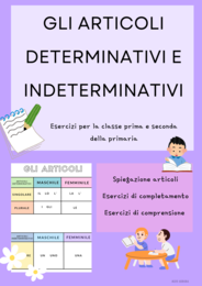 Articoli determinativi e indeterminativi