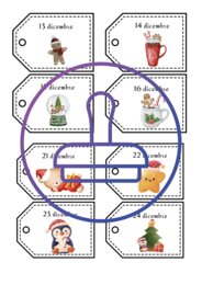 Calendario dell'avvento gentile