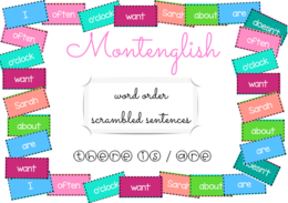 Scrambled Sentences: There is/are