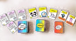 Il gioco di carte per imparare i verbi del modo indicativo