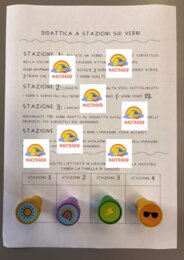 Didattica a stazioni sui verbi