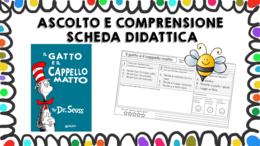 Il gatto e il cappello matto - scheda didattica comprensione