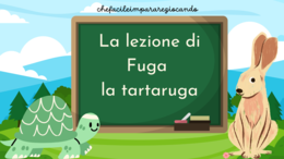 LA LEZIONE DI FUGA LA TARTARUGA - ITALIANO LINGUA 2 - ITALIANO NAI
