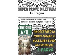 📘🕊️ 4x Test di lettura su «La tregua» di Primo Levi ✨ (Versione A/B – per capitoli, in classe)