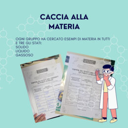 Scopriamo la materia - Lezione di Scienze
