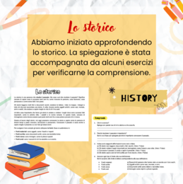Lo storico - approfondimento, lapbook e verifica